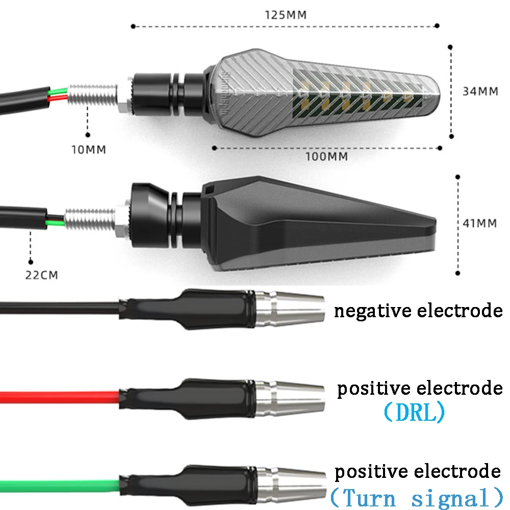 

Motorcycle Turn Signal Brake Lamp Led Indicator Light Flasher Blinker