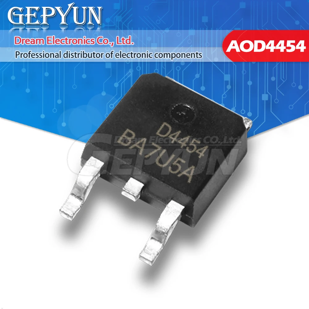 

10 шт., транзистор жидкокристаллический AOD4454 TO-252 24454 TO252 D4454 MOS