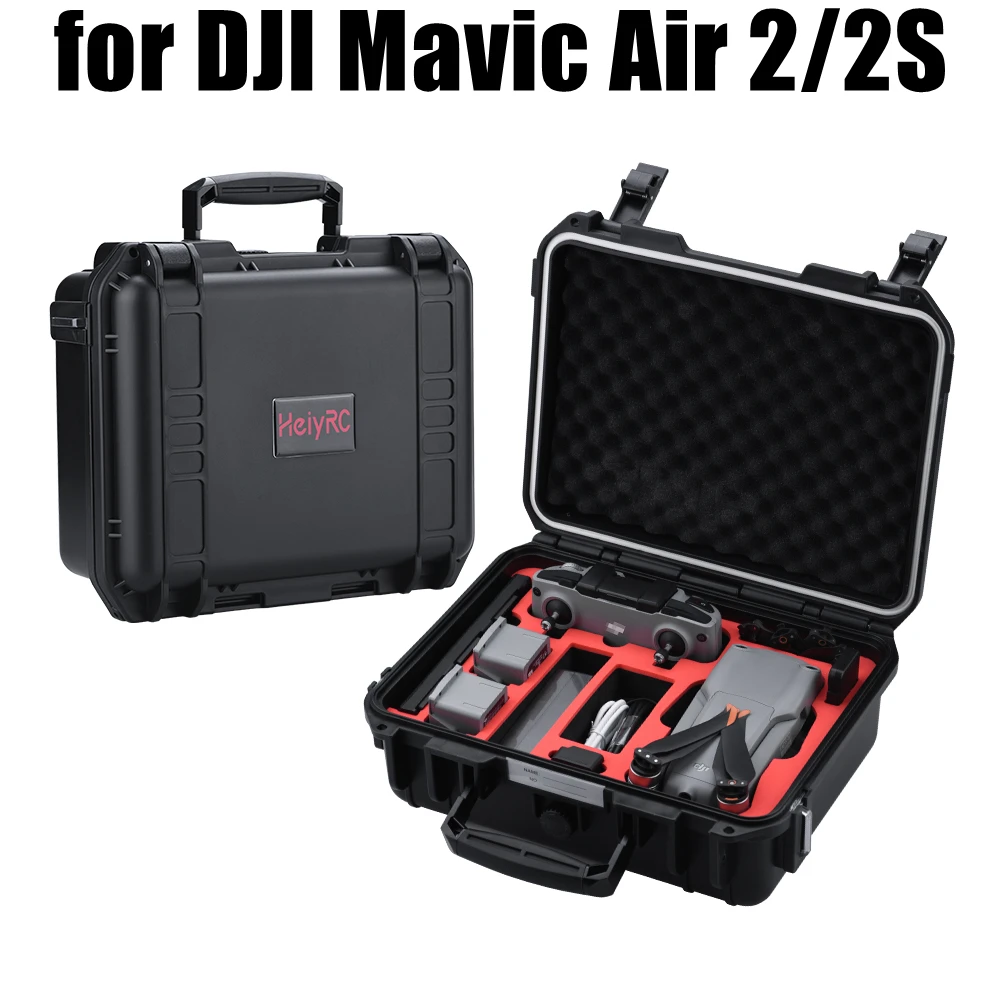 

Waterproof Hardshell Carrying Case for DJI Mavic Air 2/2S Portable Handbag Explosion-Proof Storage Box Drone Accessories