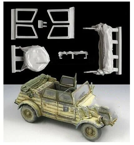 1/35 Набор для моделирования из смолы фигурка автомобильные аксессуары (не