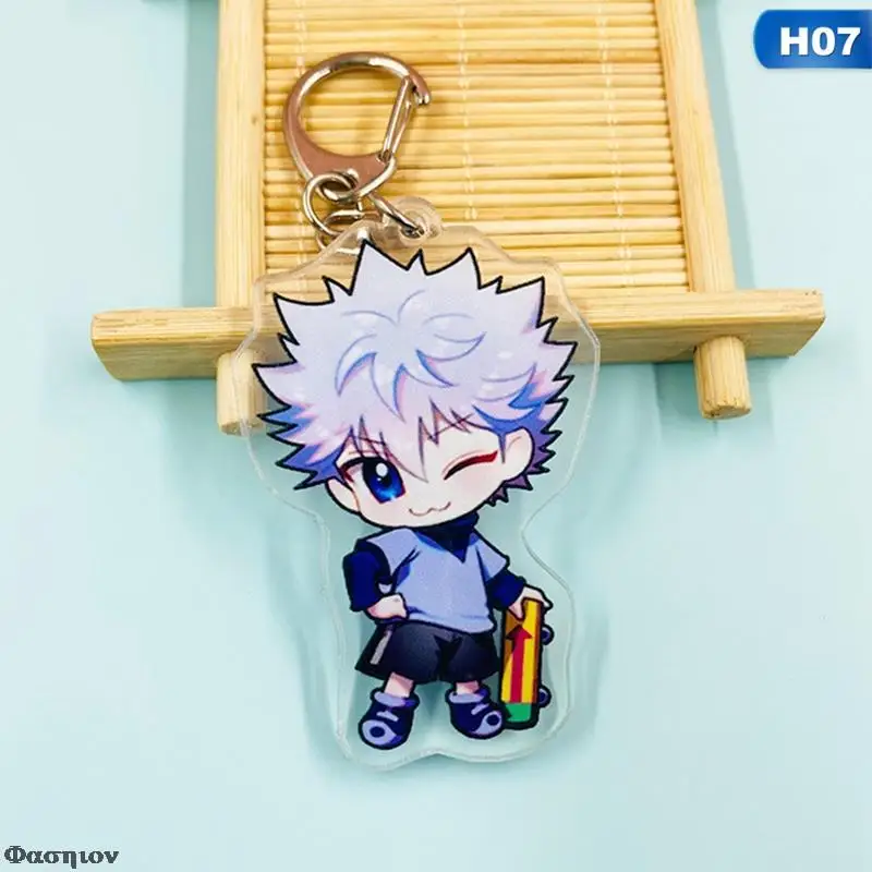 Аниме Killua Zoldyck Kurapika Key цепочки брелок косплей акриловый подвесной Новинка |