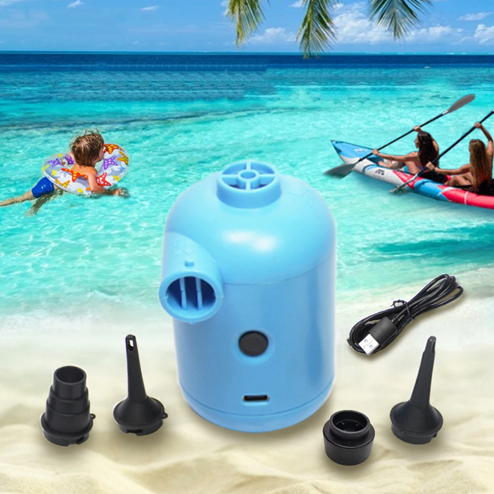 

Portable 3 In 1 Mini Inflatable /Gasp Mat Air Pump Camping Inflatable Pump for Storage Bags Floating Beds Swimming Ring