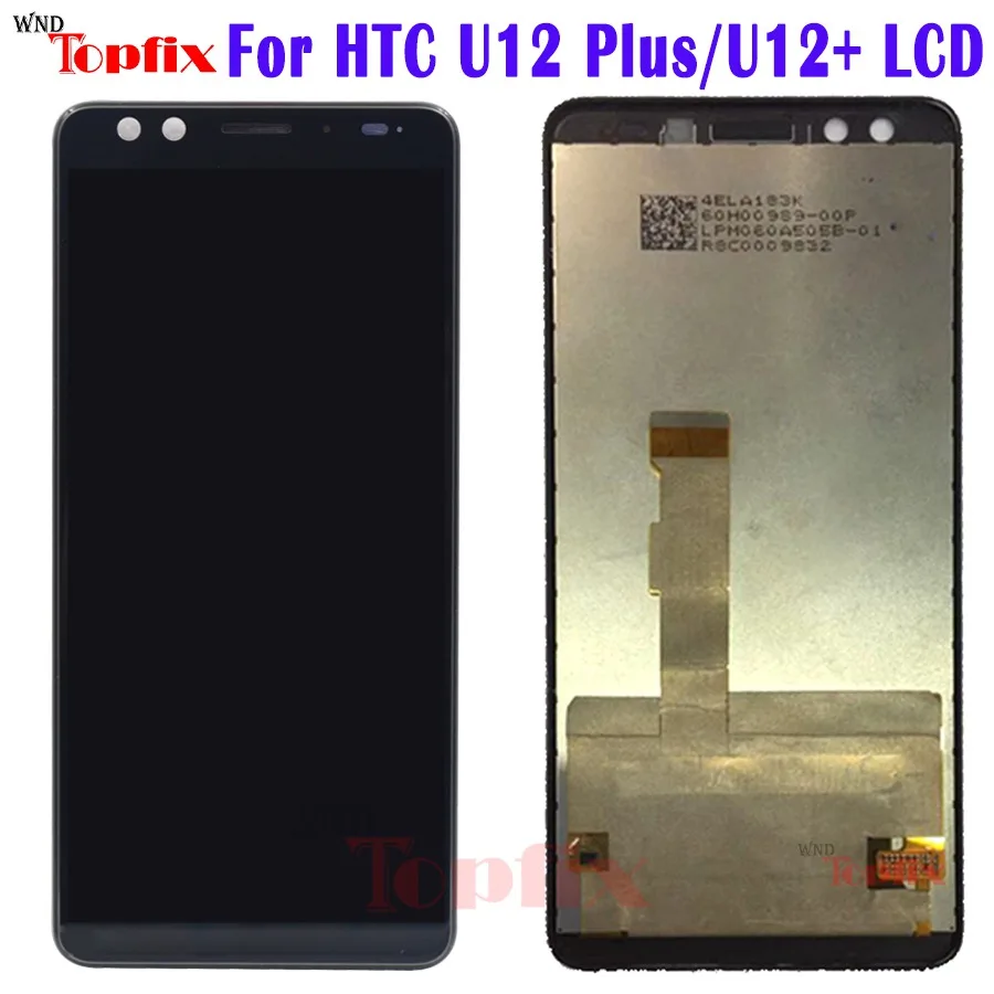 100% протестирован для HTC U12 Plus LCD + ЖК дисплей сенсорный экран в сборе запасные части