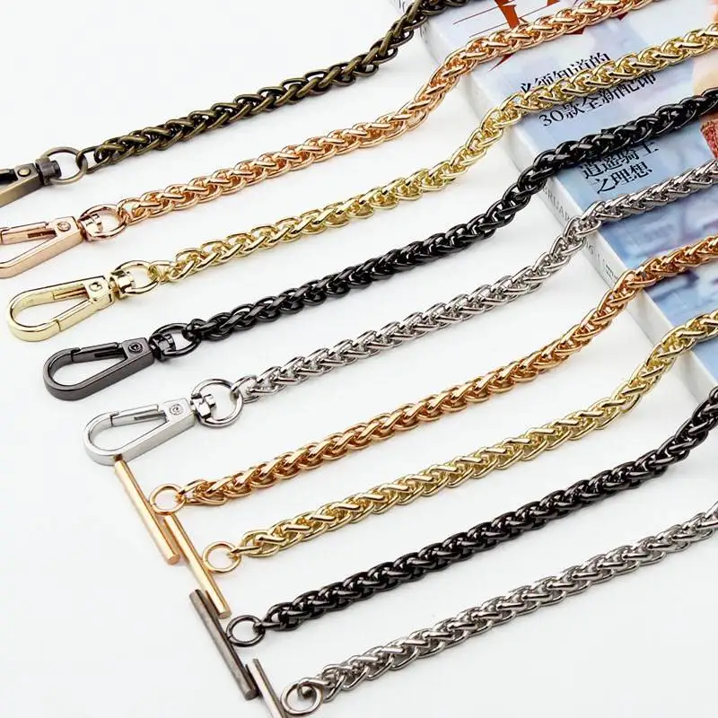 100 см/120 см металлическая цепь для наплечных сумок сумочка с пряжкой пряжки