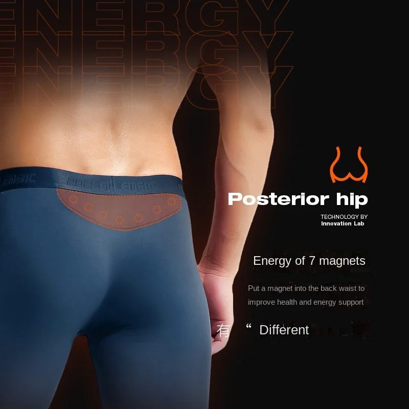 Man Winter Thermal Long John Underwear Magnetic Health Boxers Brethable Warm Leggings Erotic Lingerie Heated Insulated Pantyhose