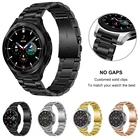 Металлический ремешок для Samsung Galaxy Watch 4 Classic, сменный Браслет из нержавеющей стали без зазора, с изогнутым концом, 46 мм 42 мм 44 мм 40 мм