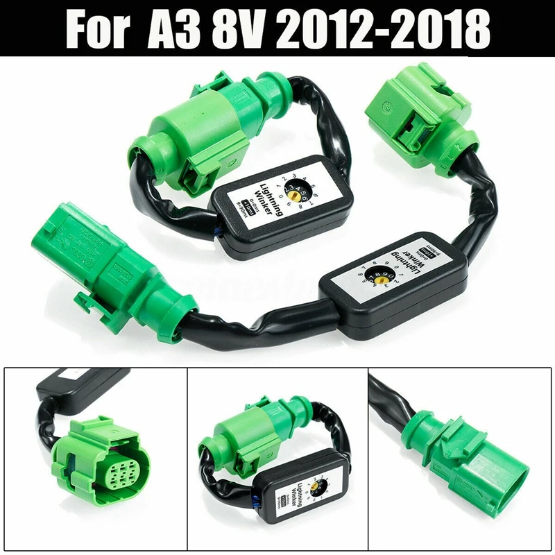 

Car Dynamic Add-on Module Cable Wire Harness Tail Light Turn Signal Indicator LED Taillight for- A3 8V 2012-2018