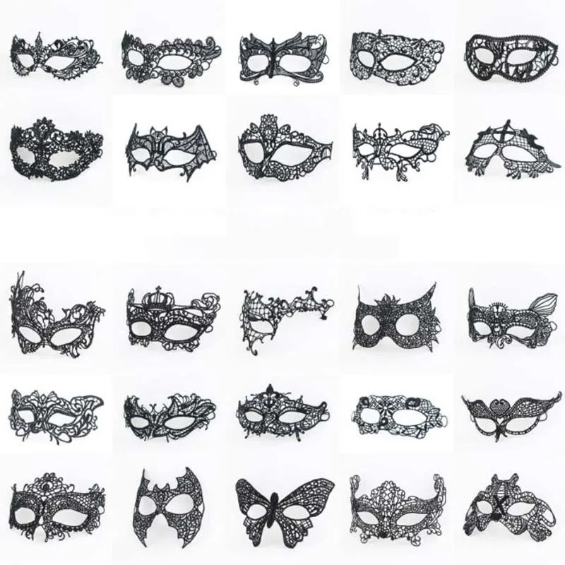 1 шт Женская кружевная маска на глаза Венеция карнавальные принадлежности