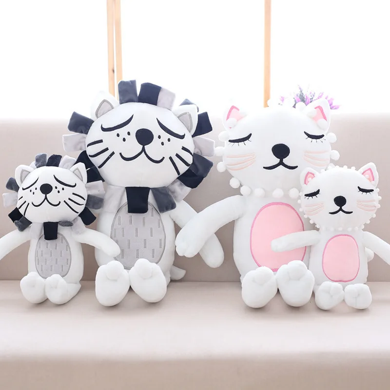 

40-60 см Kawaii плюшевый Кот Лев Кукла игрушка детская комната украшение Мягкое Животное Плюшевые игрушки Дети Успокаивающая кукла рождественск...