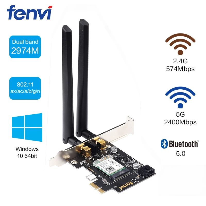 2400 Мбит/с двухдиапазонный беспроводной AC Wi-Fi сетевой адаптер с Wi-Fi 6 Intel AX200 NGW NGFF с 802,11 ac/ax BT 5,0 для рабочего стола