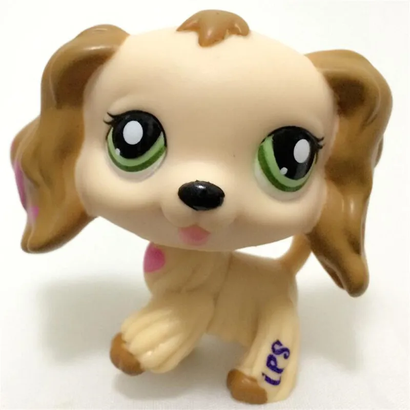 Редкие животные pet shop lps игрушка такса собака такса коричневая Оригинальная фигурка колли кокер спаниель отличный Дэн подарки для детей - Цвет: 73