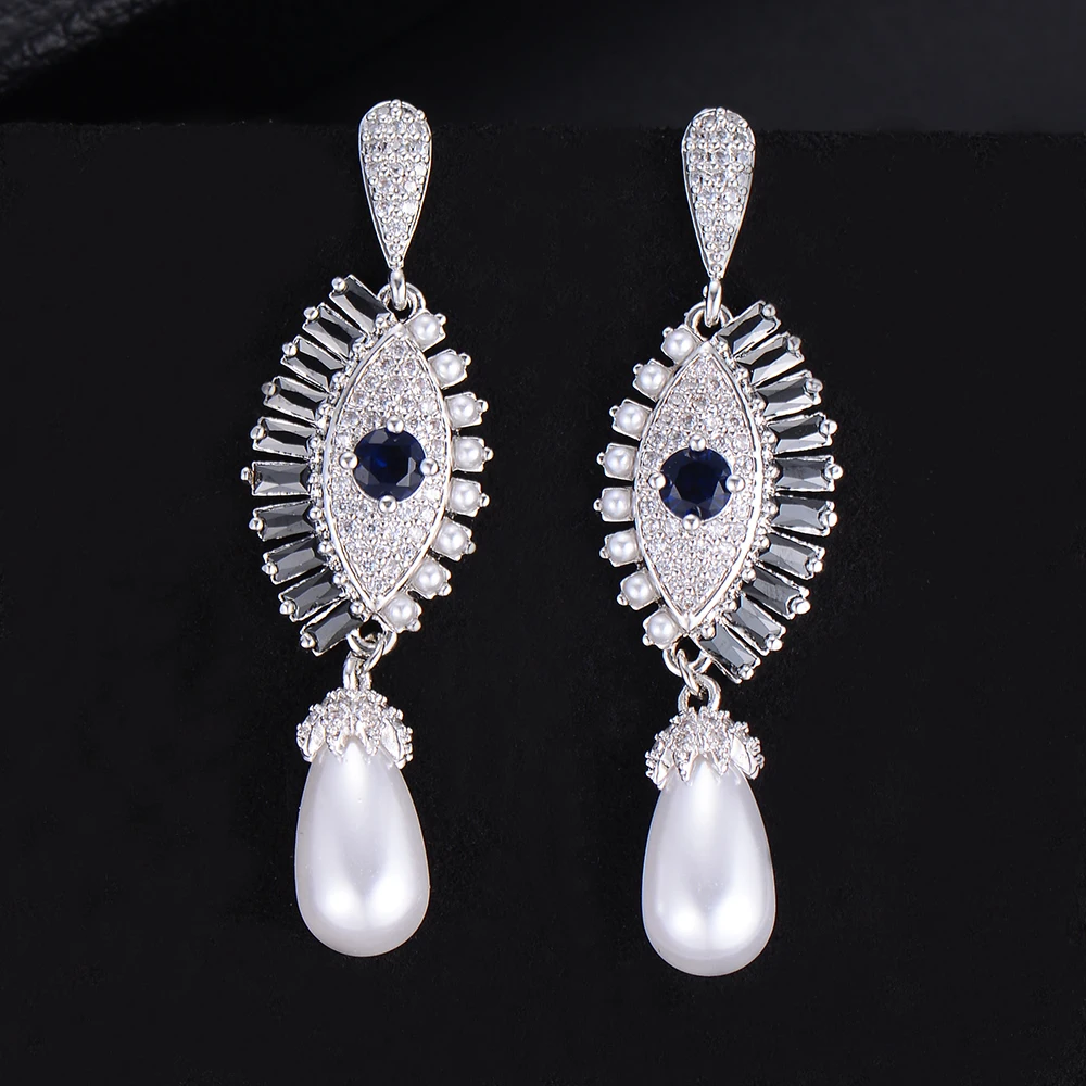 

LARRAURI 2019 Luxury Pendant Crystal Statement Earrings Jewelry Earrings Full of Rhinestone Crystal Drop Earring Design Gifts