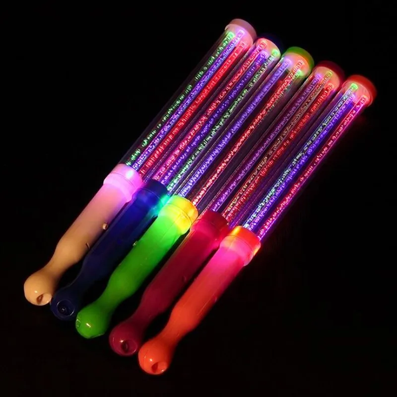 

Acrylic LED Flashing Sticks Kids Girls Light Up Stick Cheering Glow Party wedding Birthday Gift