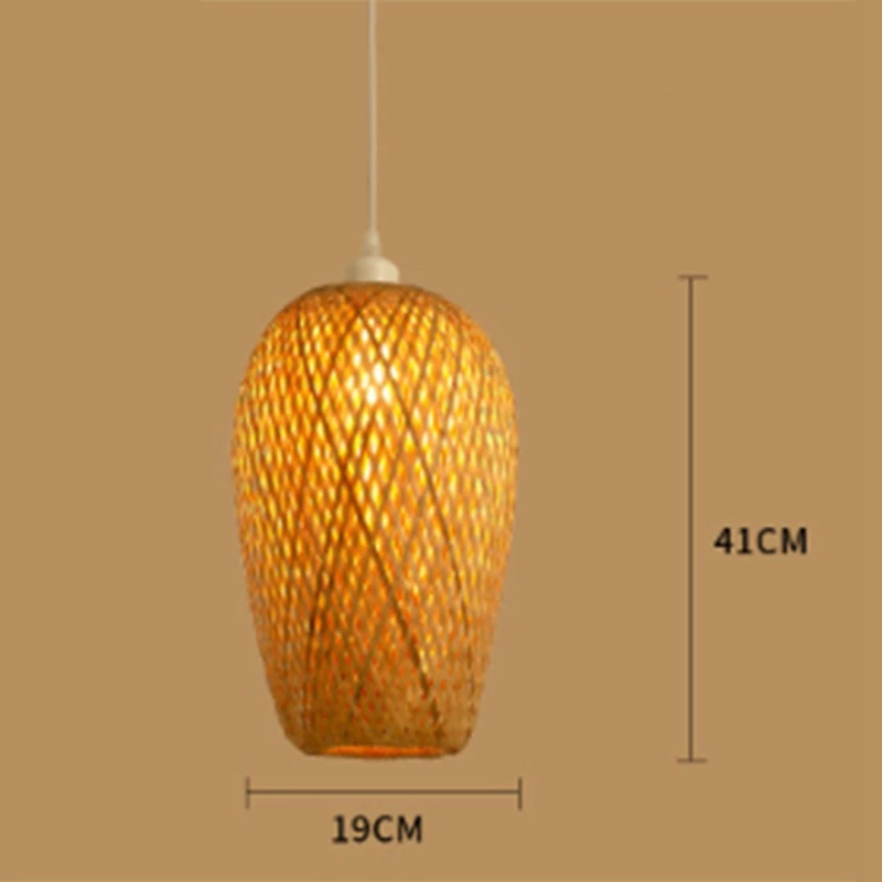 Современная плетеная бамбуковая люстра ручной работы Бамбуковая Люстра для