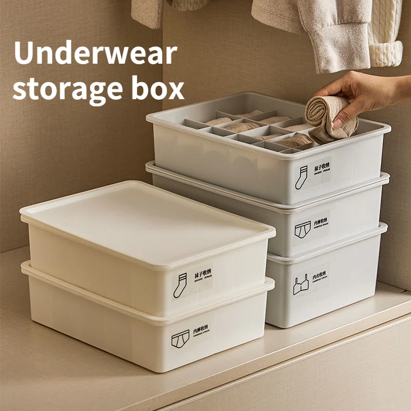

Underwear Storage Box Socks Underwear Dividing Underwear Three In One Drawer Underwear Storage Box Home Storage Box