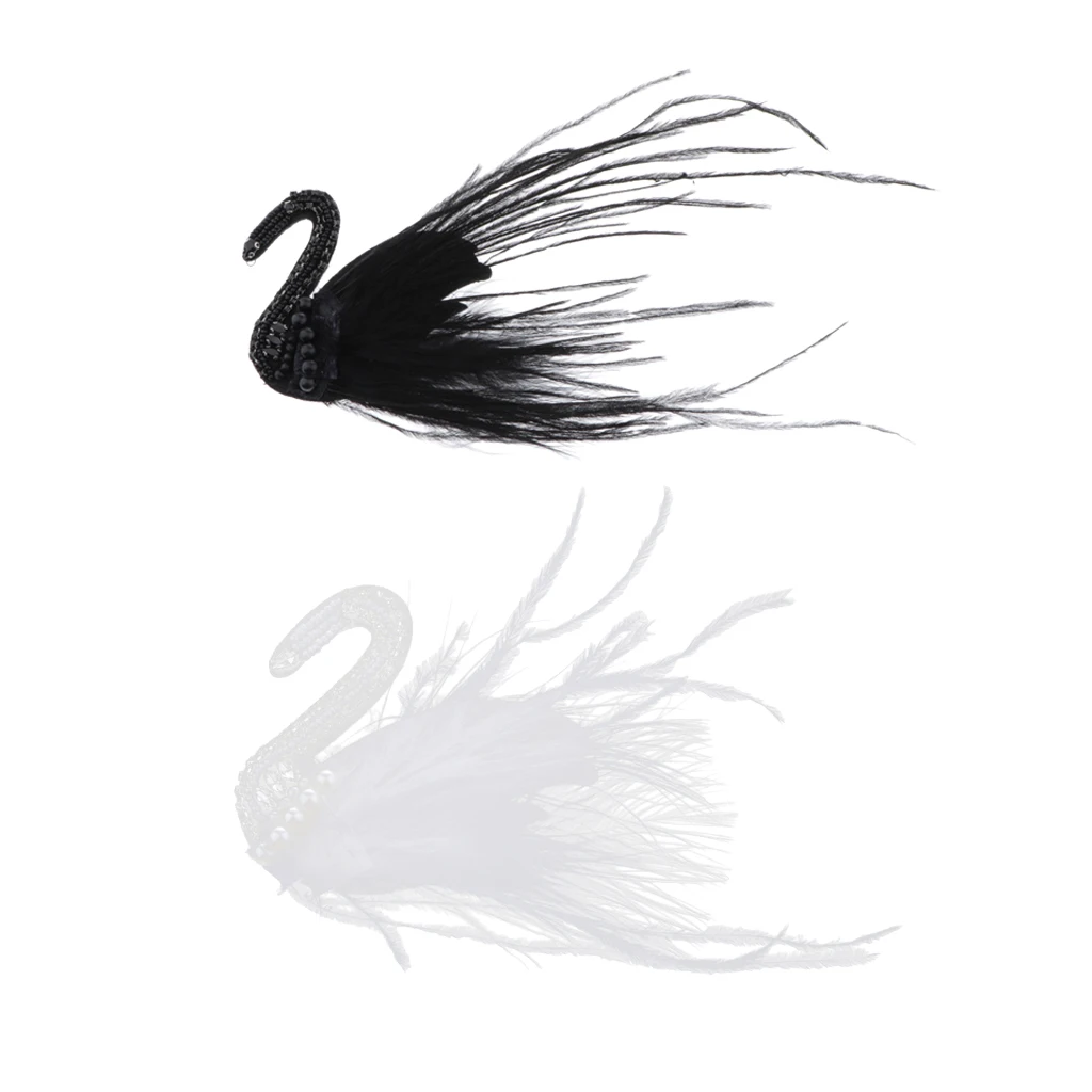 

Beaded Swan Patch Iron On Patch, Iron On, Clothing Applique Patch Sticker