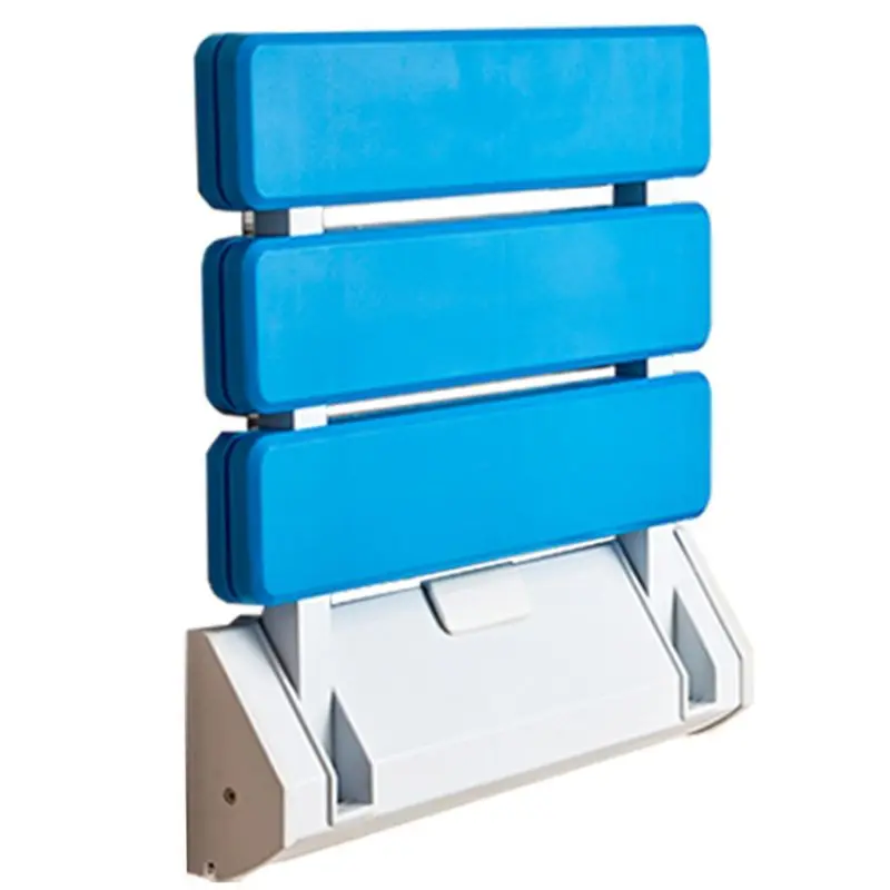 

Folding Chair Bathroom Stool Wall Mounted Shower Seats Toilet Relaxing Bench 77UD
