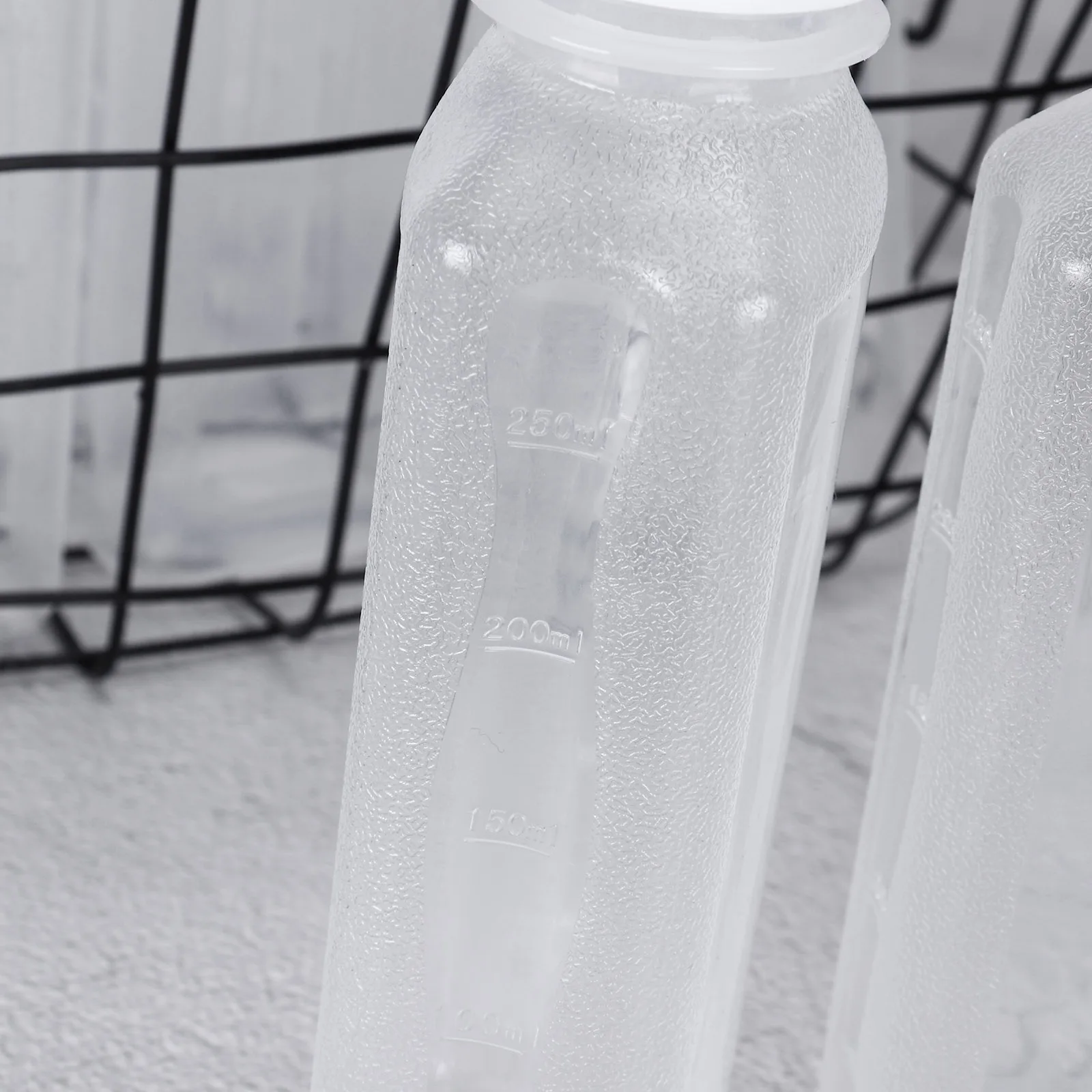 Empty Clear Plastic Water Bottles Reusable Juice Milk Drink Pots Leak Proof Keep Fresh Beverage Containers Portable Storage Cups | Дом и сад