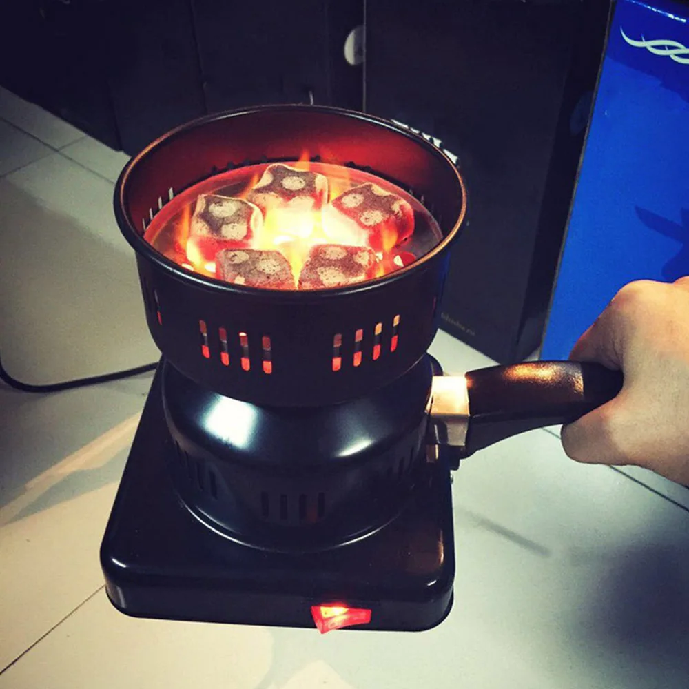 Металлическая электрическая карбоновая плита кальян полный набор двухточечная