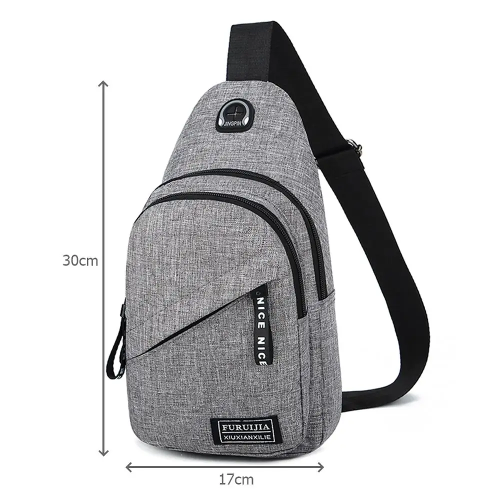 

Male Shoulder Bags Crossbody Bags Men Anti Theft Chest Bag School Summer Bag with Side Bottle Pocket Backpack 2020