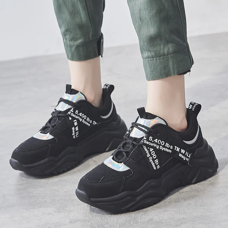 Кроссовки женские увеличивающие рост на каблуке 6 см повседневные красные