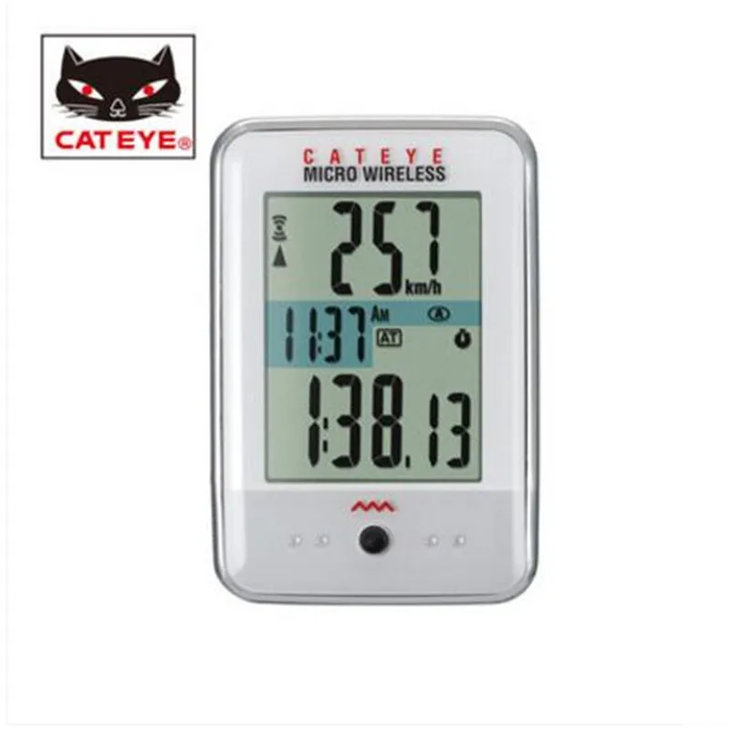CATEYE CC MC200W микро беспроводной Велосипедный компьютер черный/белый задний фонарь