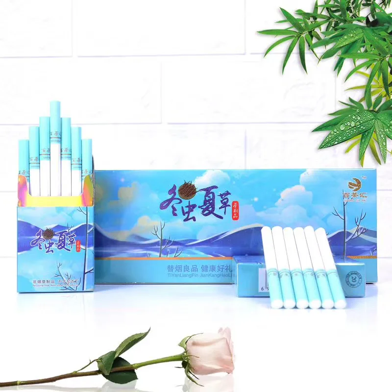 Чай густой здоровый чай Кордицепс Синенсис для остановки курения 100% бездымный 100