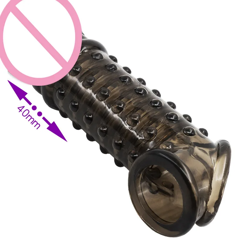 Телесно серый реалистичный увеличитель пениса кольцо на член презервативы для