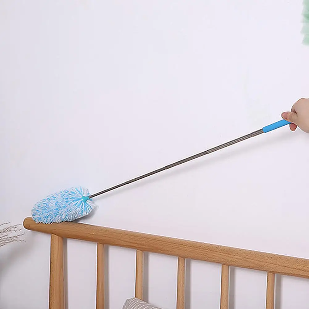 Регулируемая щетка для пыли из микрофибры удлинитель натягивания перьев