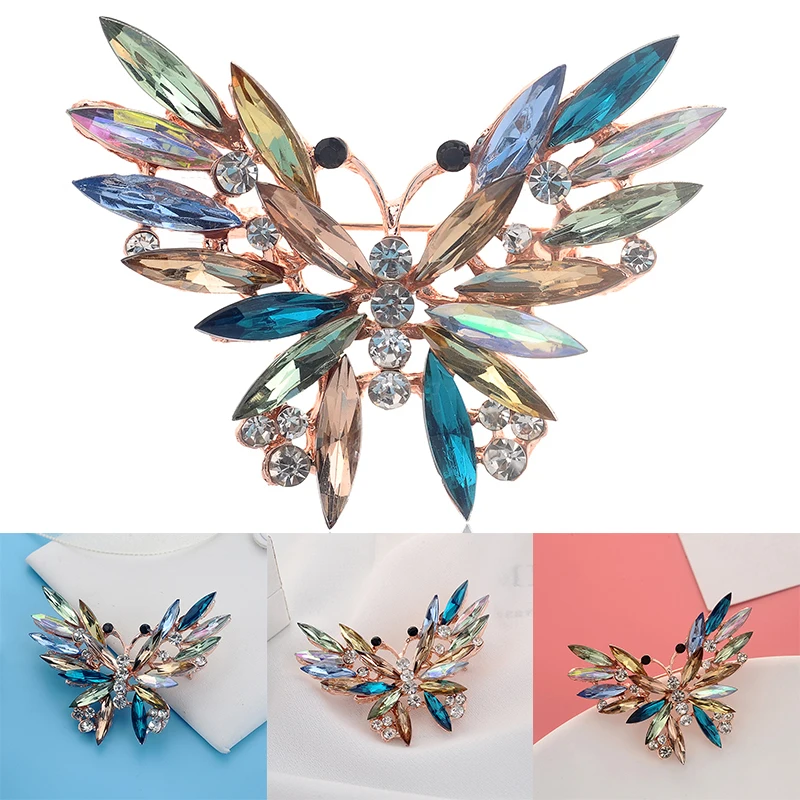 

Rinhoo Natural Animals Brooch Pins Butterfly Brooches For Women Men Jewelry Gift Cute Elegant Fashion Accessories
