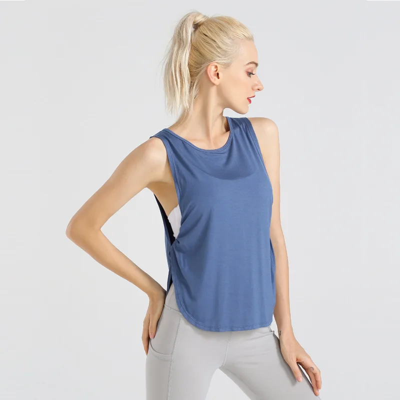 

Women Fitness Sports Shirt Sleeveless Yoga Top Running Gym Shirt Breathable Vest Athletic Undershirt Yoga Gym Wear Tank Top