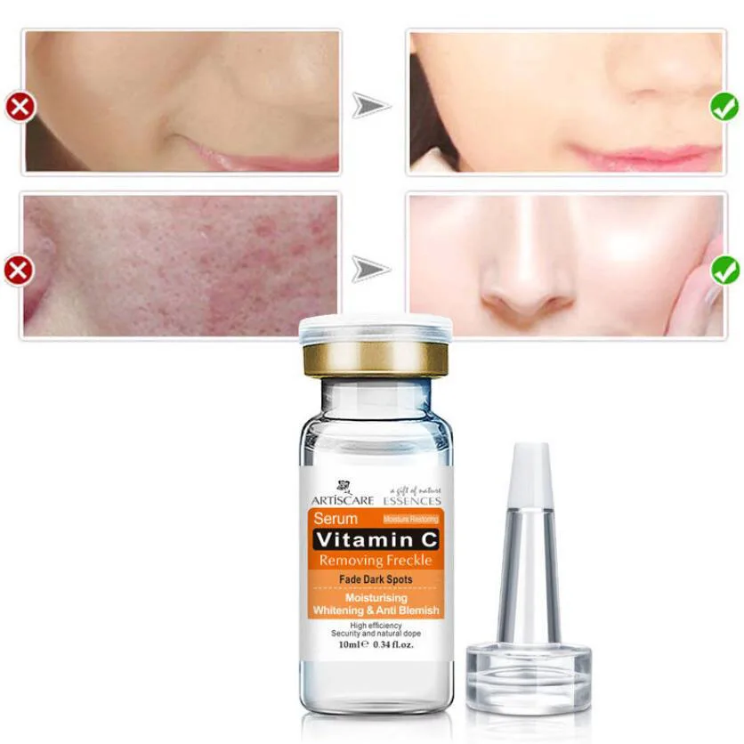 Высокоэффективная сыворотка с эссенцией витамина С Отбеливающая увлажняющая