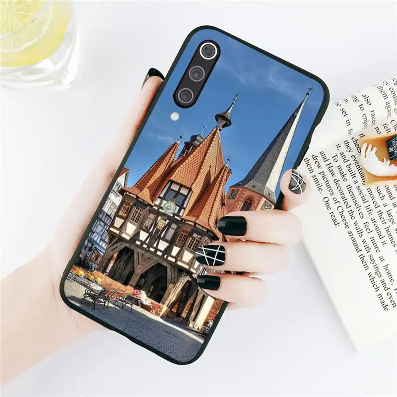 

Russian city building light Phone Case For Xiaomi Redmi note 7 8 9 t k30 max3 9 s 10 pro lite Luxury brand shell funda coque