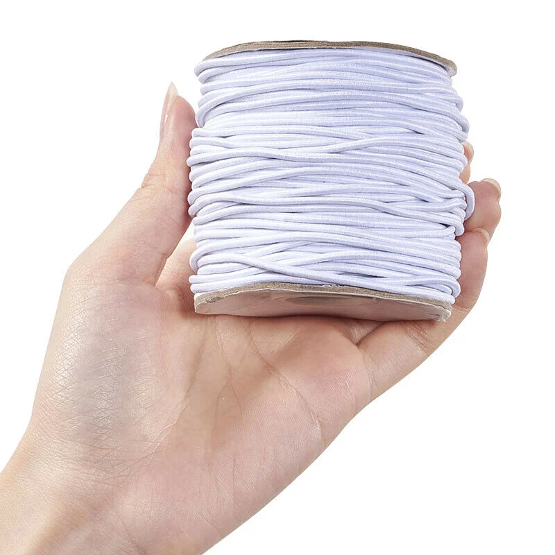 Круглая эластичная веревка прочный шнур нить сделай сам одежда ручной работы