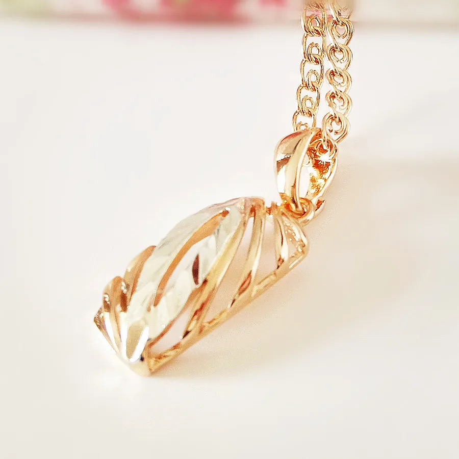 Женская подвеска из розового золота 585 пробы модные спортивные женские подвески