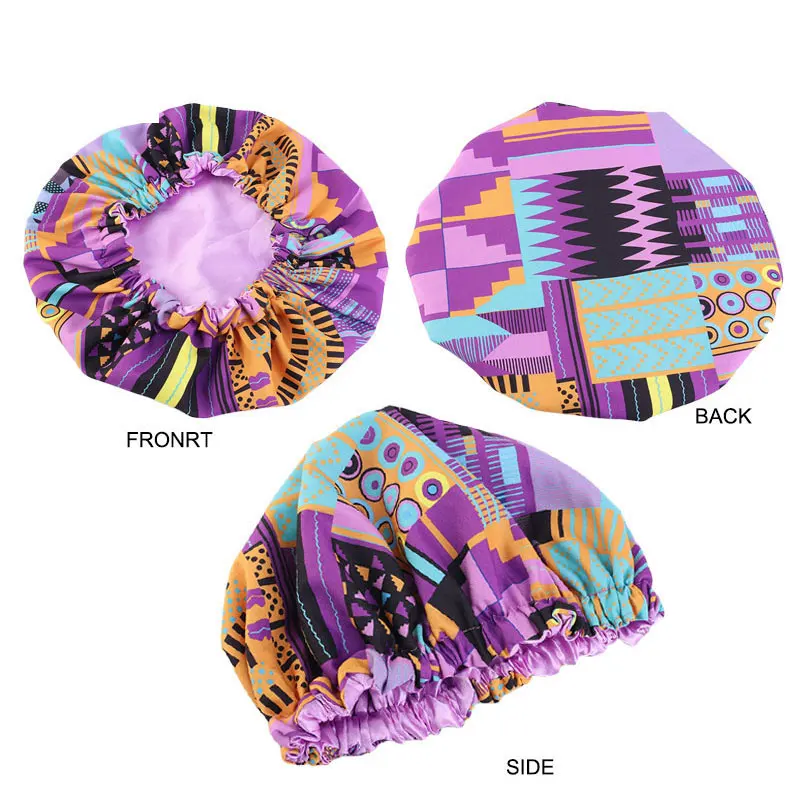 

Comfort Nightcap kids Colorful Turban Hat unisex Sleeping cap for Kids loveliness Protect hair cap Double Round Cap More Style