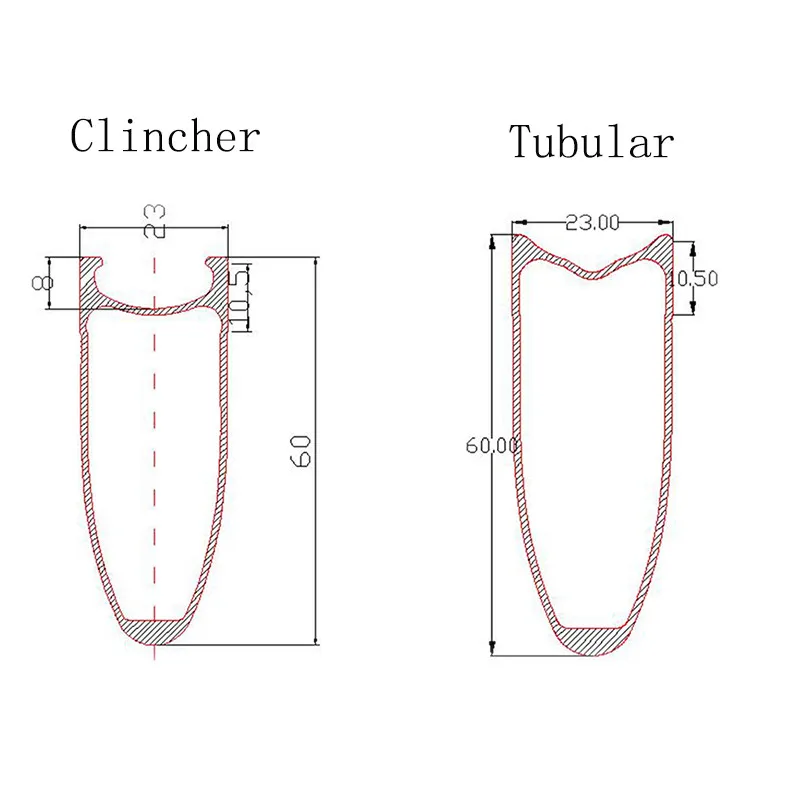 Углеродные дорожные колеса 60x23 мм семейное Велосипедное колесо Powerway R13 100x9 130x9