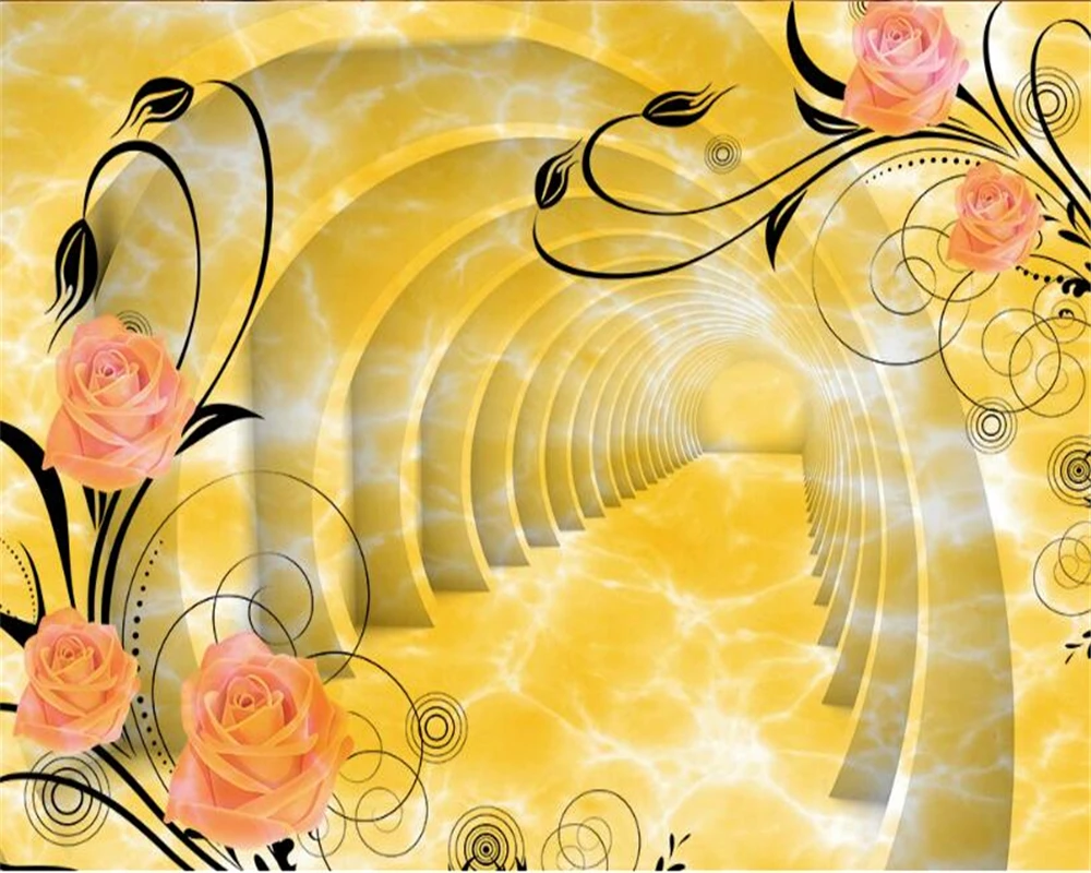 

Большой заказ обои 3d космическая рябь Роза серии ТВ Гостиная Спальня украшение дома