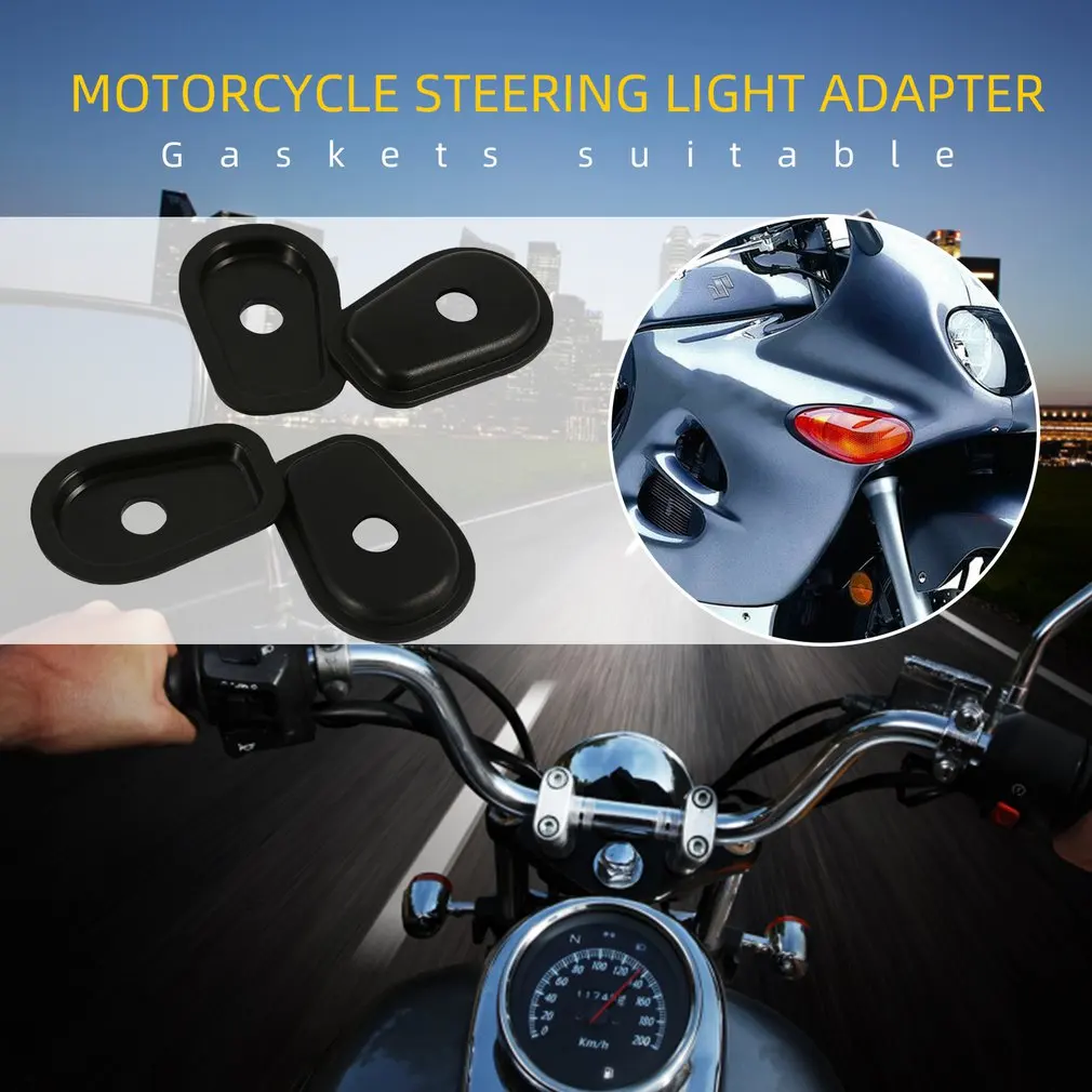 2 шт Мотоцикл Модернизированный адаптер прокладки индикатор сигнала назад для