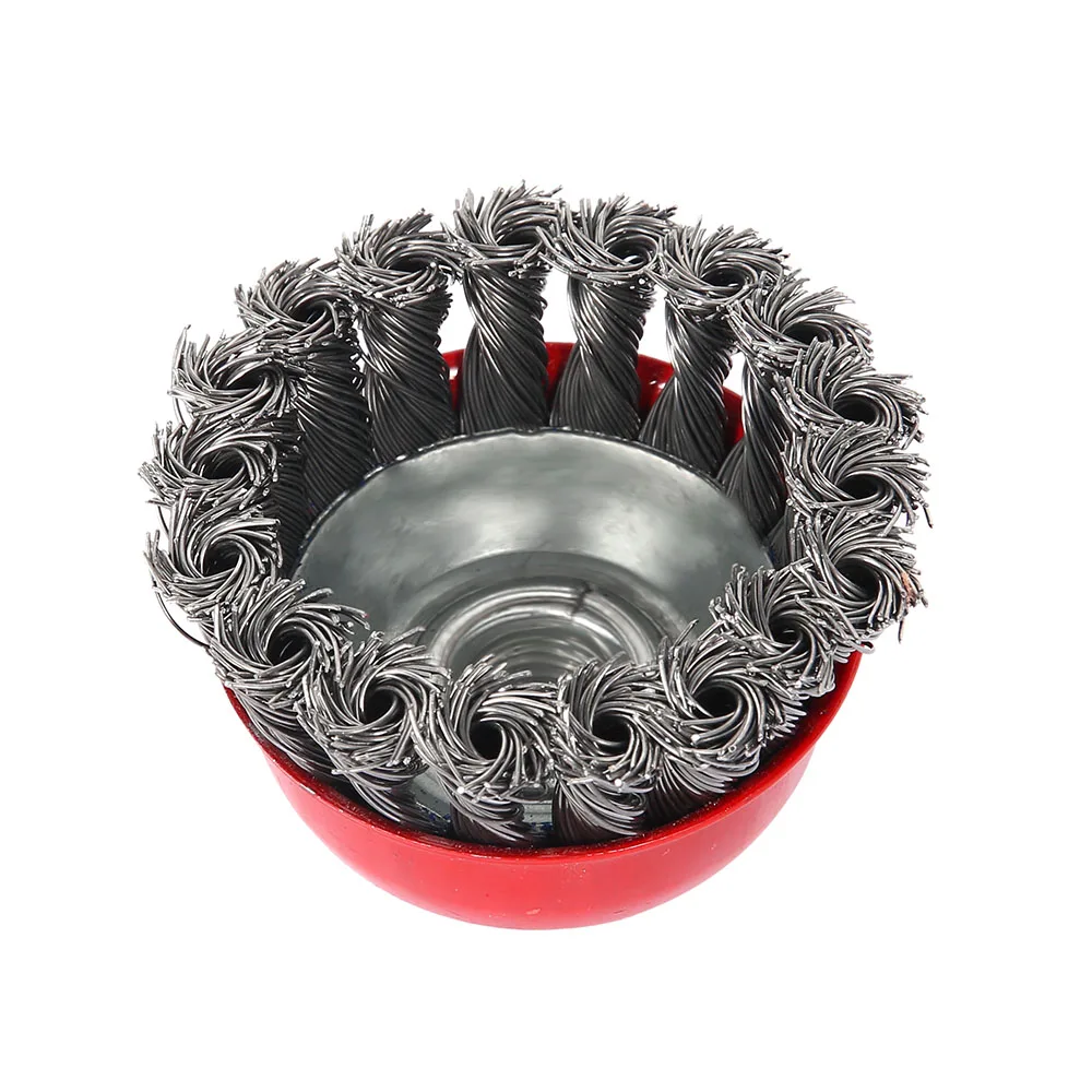 4 шт. ротационный узел плоская чашка проволочная щетка для угловой шлифовальной