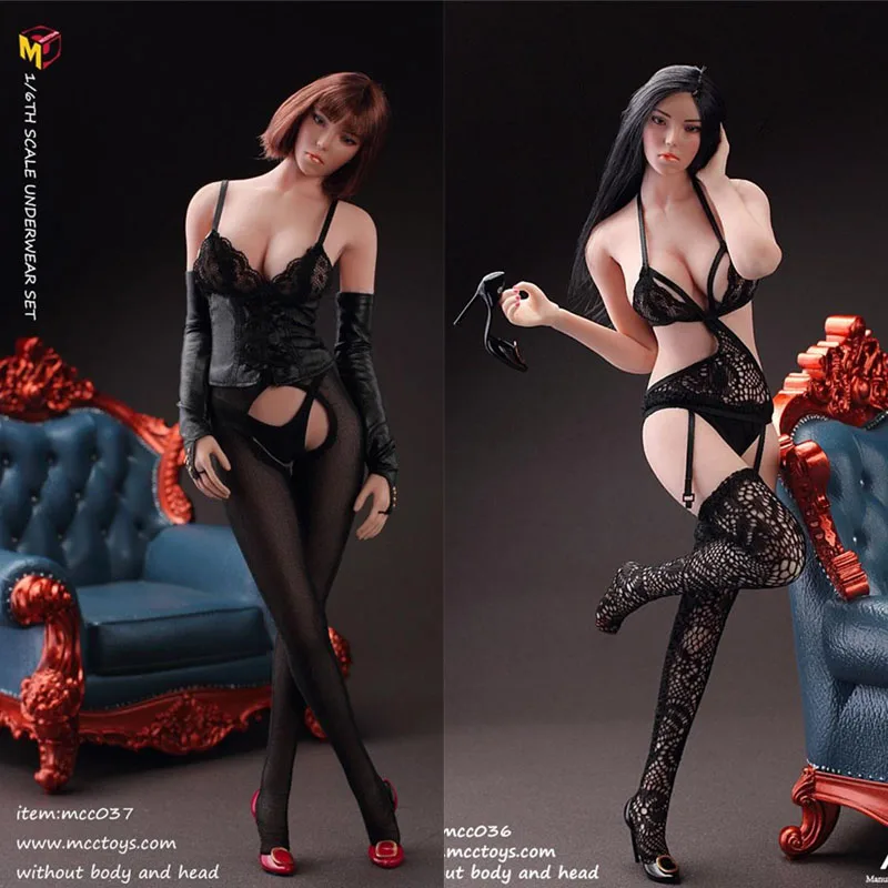 

MCCTOYS MCC036/037 1/6th женский кружевной бюстгальтер изысканный комплект нижнего белья подходит средний/большой бюст средства ухода за кожей