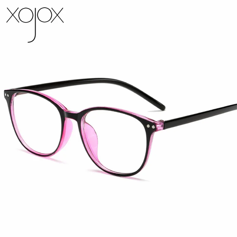 Оправа для очков XojoX близорукости женская винтажная круглая оптическая смола в