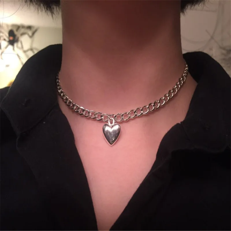 

Fashion Link Chain Choker Necklace For Women Charm Necklace Collares Jewelry