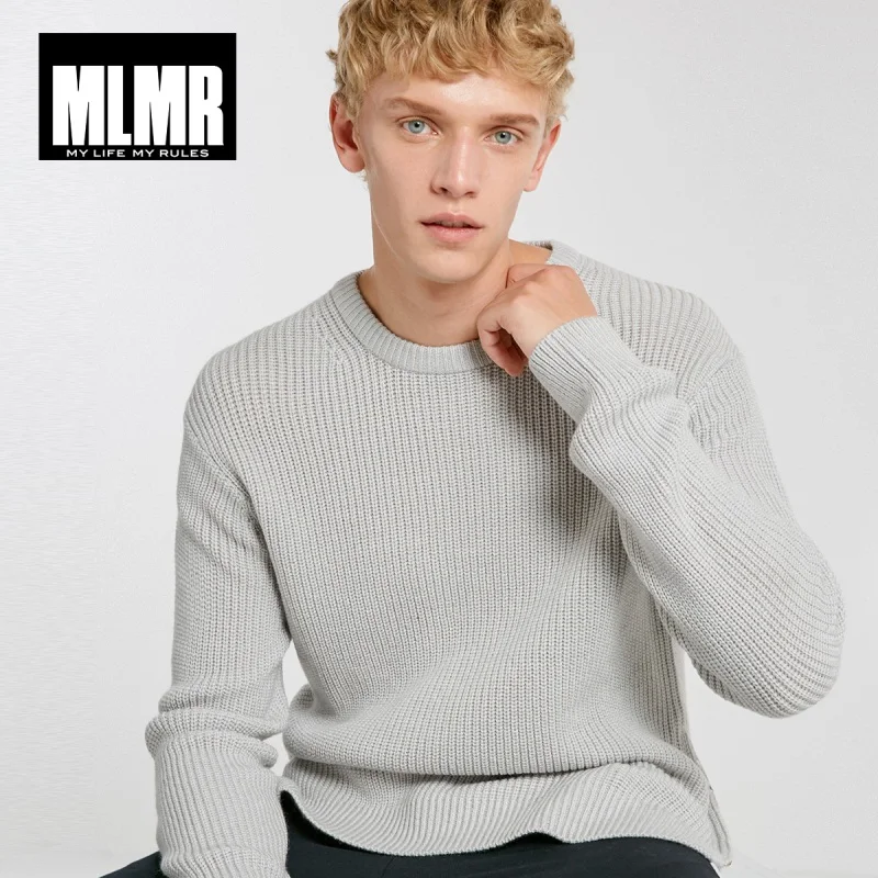 LATHER JackJones мужской Однотонный свитер с круглым вырезом 218425502 - Цвет: LATHER