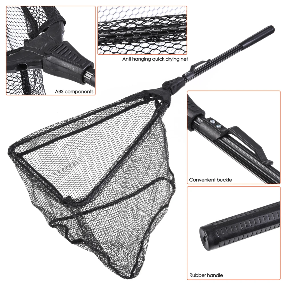 

Retractable Foldable Fishing Net Telescope Pole Landing Net for Fly Fishing