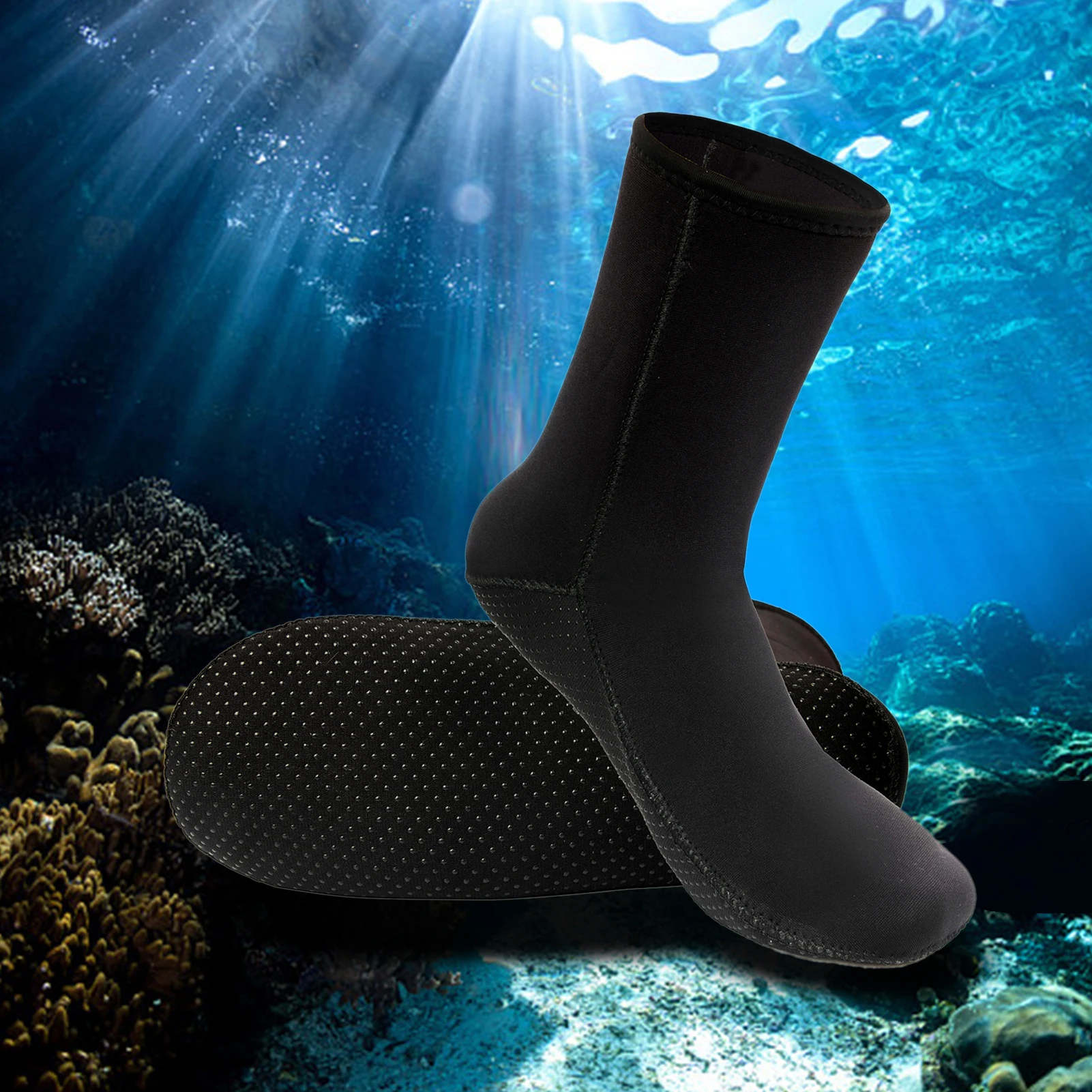 

3mm Neoprene Diving Socks Anti Slip Beach Water Socks Wetsuit Surfing Swim Socks for Kayaking Surfing Sailing Scuba Diving