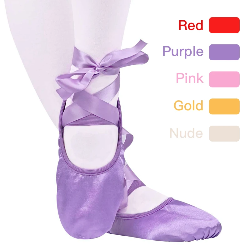 

Профессиональные балетки Comemore для девочек и взрослых женщин, балетки, танцевальная обувь с лентой, женская обувь