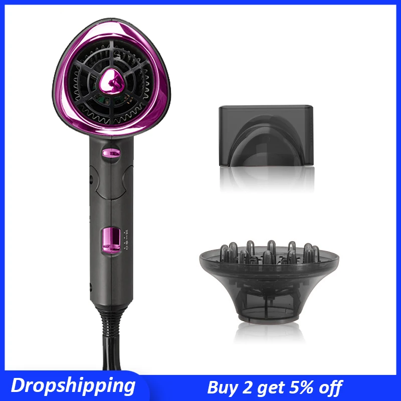 Фотоэлектрический фен для салона горячий и холодный воздух отрицательный ионный