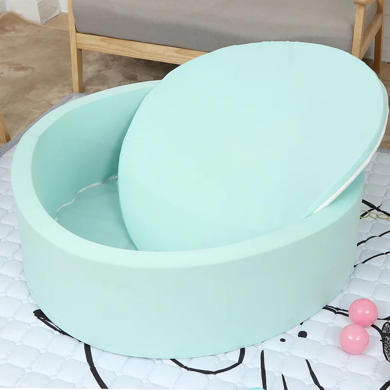 Детский бассейн для шаров мягкий круглый сухой из губки безопасности детей