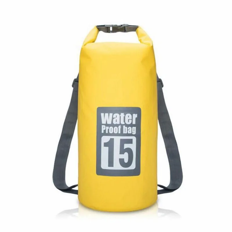 

5L/10L/15L/20L PVC Waterproof Bags Storage Dry Bag For Canoe Kayak Rafting Outdoor Sport Swimming Bags Travel Kit Sack Backpack